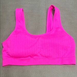 No Boundaries Pink Women's Sports Bra Medium